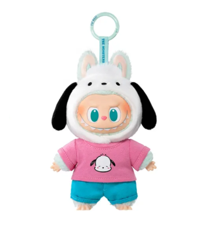 The Monsters Labubu Keychain × Pochacco Vinyl Plush Pendant