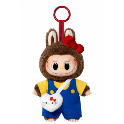 The Monsters Labubu Keychain X Hello Kitty Vinyl Plush Pendant
