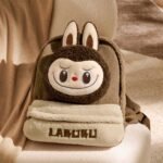 LABUBU Classic Brown Bag Series – Berber Fleece Backpack