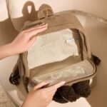 LABUBU Classic Brown Bag Series – Berber Fleece Backpack