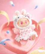 The Monsters Labubu Keychain X Hello Kitty Vinyl Plush Pendant