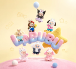 The Monsters Labubu Keychain X Hello Kitty Vinyl Plush Pendant