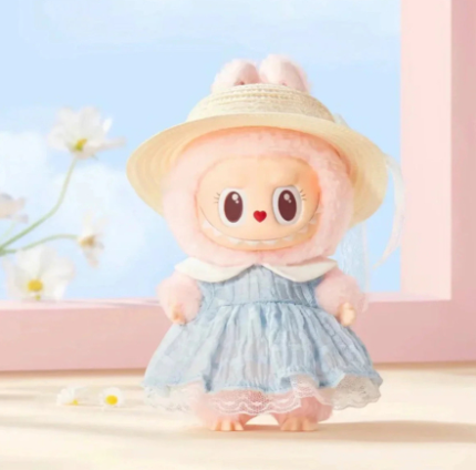 Labubu Doll Mokoko Blue Diamond Popland
