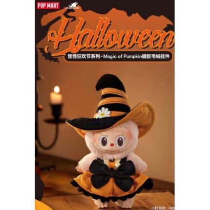 Labubu Doll Mokoko Pumpkin Pop Land Tribute Halloween