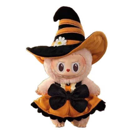 Labubu Doll Mokoko Pumpkin Pop Land Tribute Halloween